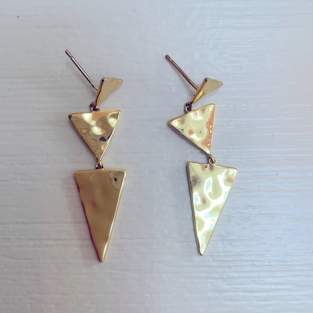 COPY - Revolve modern triangle earrings